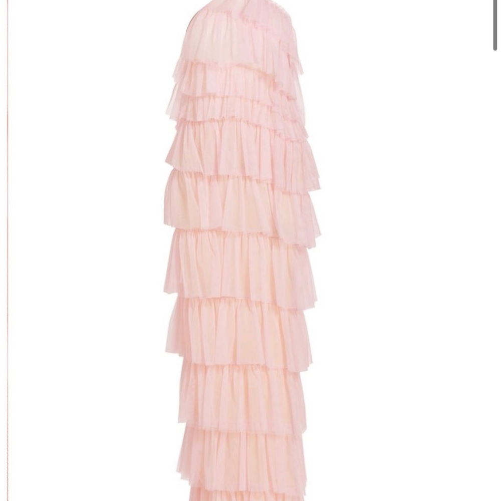 The Bar Henri Tiered Ruffle Gown 2 - Pink